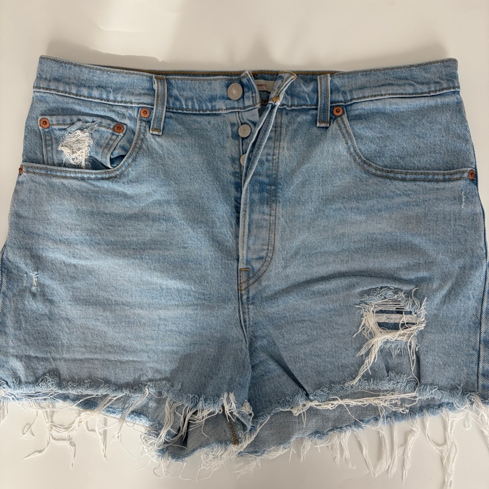 Women's Levi’s Distressed Denim Shorts